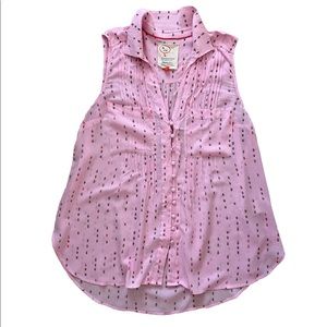 Anthropologie “conversation” tank